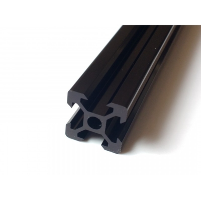 Profili di anodizzazione in alluminio di grado T3-T8 di Shengxin per serie 6000 in nero