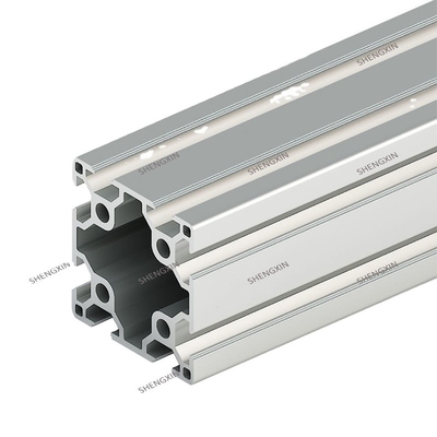Profilo di alluminio a fessura industriale di grado T con lunghezza da 5,8 a 6,0 m e grado della serie 6000