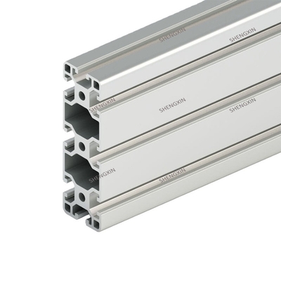Profilo di alluminio a fessura industriale di grado T con lunghezza da 5,8 a 6,0 m e grado della serie 6000