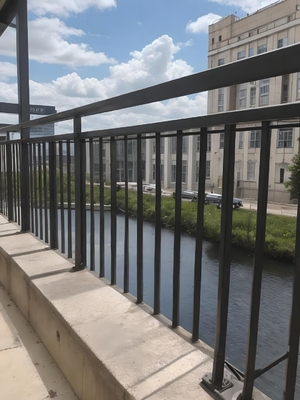 Bar di struttura in alluminio personalizzato Balcony Privacy Recinzione Profilo Louver Recinzione orizzontale