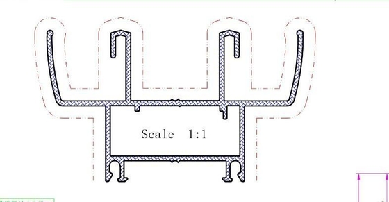 Materiale in lega per la linea di finestre e porte scorrevoli Y A 30 di Modena in Argentina di Herrero