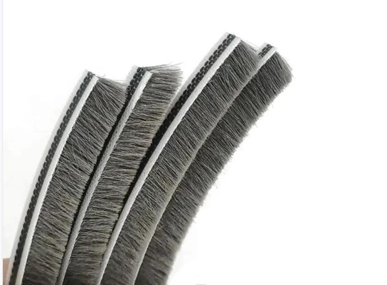 Alumini Window And Door Wool Pile Weather Strip Per Home Office 100% PP Materiale avanzato