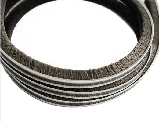 Alumini Window And Door Wool Pile Weather Strip Per Home Office 100% PP Materiale avanzato