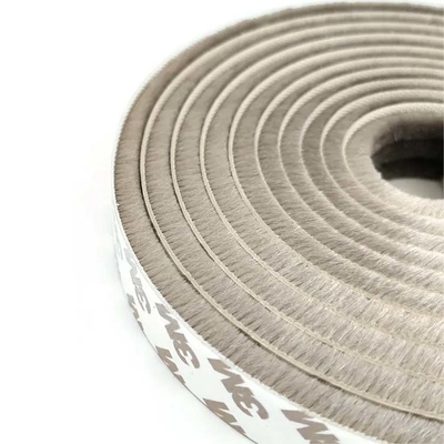 Alumini Window And Door Wool Pile Weather Strip Per Home Office 100% PP Materiale avanzato
