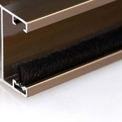Gray Aluminum Window And Door Weather Strip per la prova della polvere in stile moderno e semplice