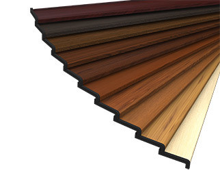 Profili di alluminio estrusi per materiali da costruzione con finitura a grano di legno 6063 t6/t5 di Shengxin