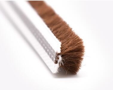 Spessore personalizzato Aluminio finestra e porta lana pila Weather Strip gomma Weatherstrip