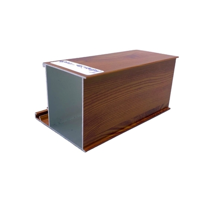 Profili in alluminio decorativi a colori di legno con temperatura T3-T8 e spessore 0,8 mm-2,0 mm