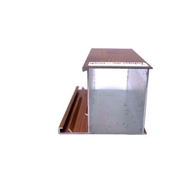 Profili di alluminio estrusi per materiali da costruzione con finitura a grano di legno 6063 t6/t5 di Shengxin