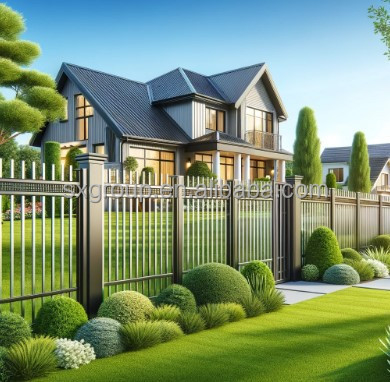 Pareti metalliche per recinzioni in lega di alluminio con rivestimento in polvere 6063-T5 personalizzato