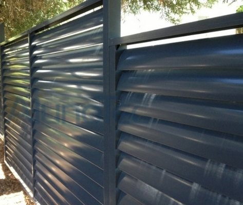 Pareti metalliche per recinzioni in lega di alluminio con rivestimento in polvere 6063-T5 personalizzato