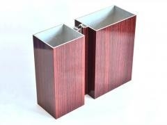 Il profilo di rivestimento in polvere di grano di legno in legno di alluminio Simil soddisfa gli standard internazionali