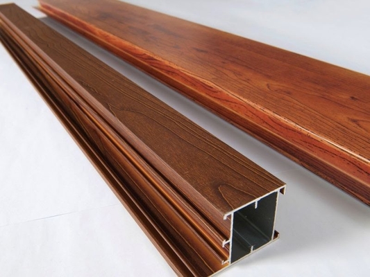 6000 Serie T3-T8 Shengxin Finitura di grano di legno di alluminio profilo cavo per la decorazione