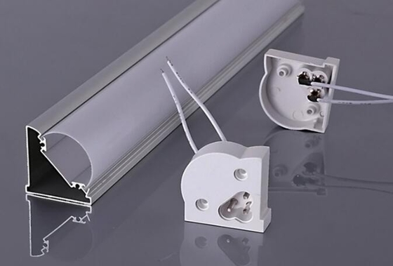 Profili/canali di barre di estrusione in alluminio a strisce led con servizio di lavorazione della saldatura