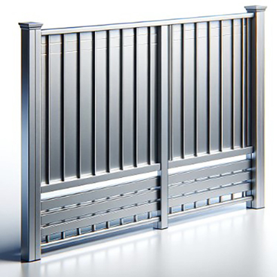 Rivestimento in polvere 6063-T5 personalizzato Marano Acciaio di alluminio per tubature quadrate per facciata / balcone