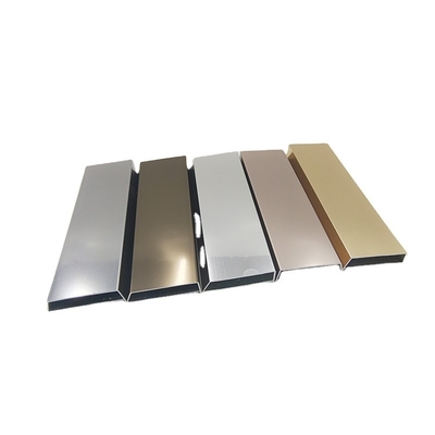 Profili in alluminio per finestre e porte della serie 6000 con finitura superficiale rivestita in polvere