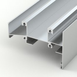 Profili in alluminio rivestiti in polvere resistenti per finestre e porte