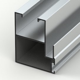 Profili in alluminio rivestiti in polvere resistenti per finestre e porte