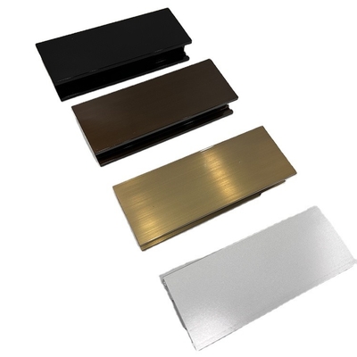 Min 0,3 mm Spessore della parete Profilo di bronzo in alluminio per servizio di taglio di porte e finestre