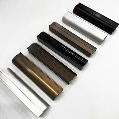 Min 0,3 mm Spessore della parete Profilo di bronzo in alluminio per servizio di taglio di porte e finestre