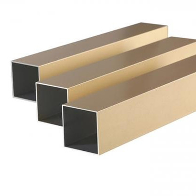 Profili di estrusione per armadio in alluminio in oro e titanio a colori personalizzati Standard GB5237-2017
