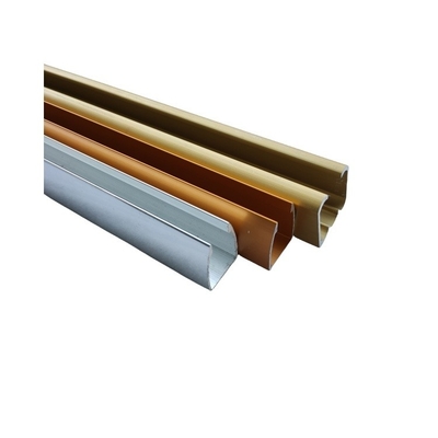 Profili di estrusione per armadio in alluminio in oro e titanio a colori personalizzati Standard GB5237-2017