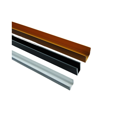 Profili di estrusione per armadio in alluminio in oro e titanio a colori personalizzati Standard GB5237-2017