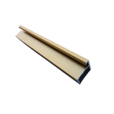 Profili di estrusione per armadio in alluminio in oro e titanio a colori personalizzati Standard GB5237-2017