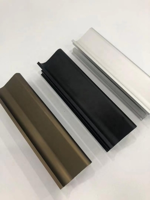 6063 Profili di porte e finestre in bronzo in lega di alluminio per esigenze del cliente 1003 1004