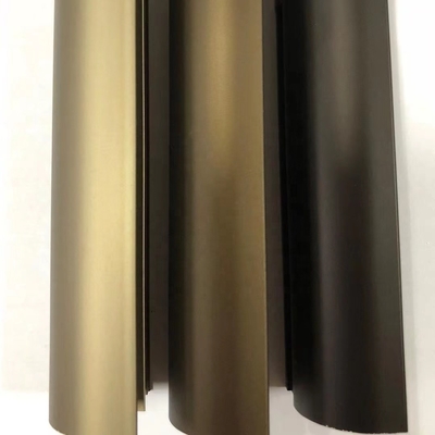 6063 Profili di porte e finestre in bronzo in lega di alluminio per esigenze del cliente 1003 1004
