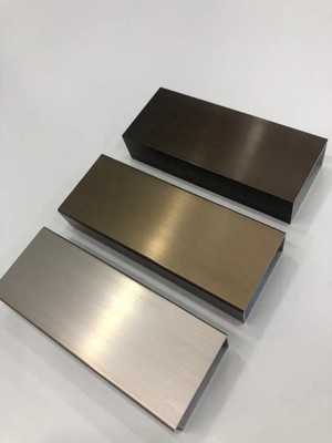 Temperature T3-T8 Profilo di alluminio anodizzato per sistema di cornici scorrevoli per finestre e porte