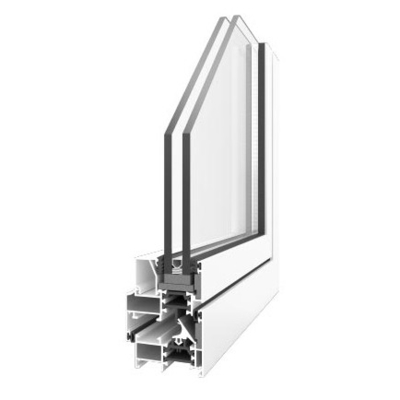 T-profile 6063 T alluminio per porte e finestre scorrevoli e a casella SHENGXIN 2023