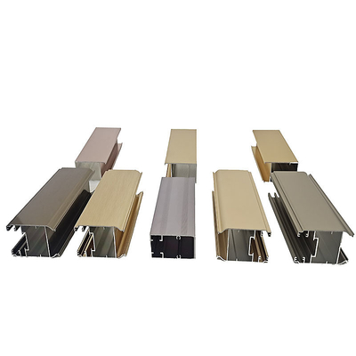 Profili in alluminio per porte e finestre Opzione superiore per i profili quadrati di porte e finestre in alluminio