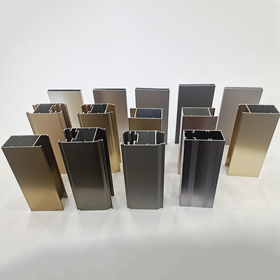 Profili in alluminio per porte e finestre Opzione superiore per i profili quadrati di porte e finestre in alluminio