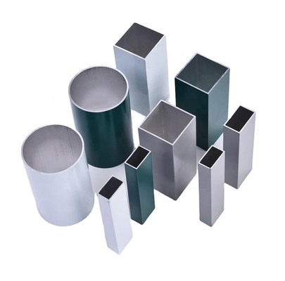 Tubo di alluminio anodizzato della serie 6000 per tubo quadrato a sezione di alluminio cavo Shengxin