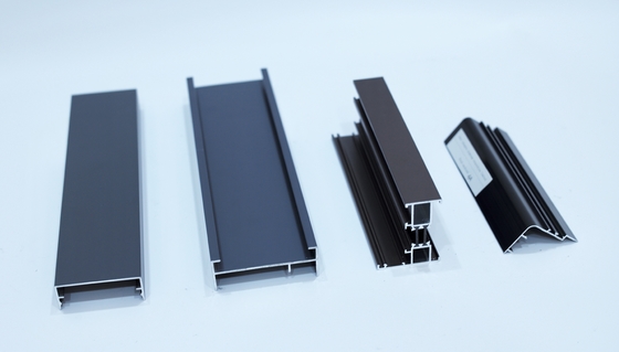Porta finestre in alluminio anodizzante con rivestimento in polvere di estrusione della serie 6000