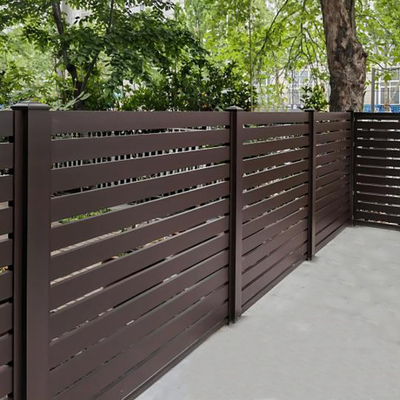 Pannelli per balconi in alluminio certificati ISO9001/ISO14001/ISO18001 per l'arredamento domestico e il giardino