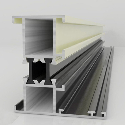 Colori personalizzati Profili di alluminio per finestre scorrevoli per schermo materiale di rete Nylon