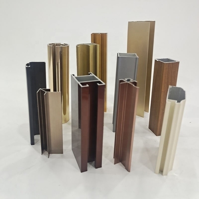 Profili quadrati di alluminio rivestiti in PVDF personalizzati per finestre scorrevoli Anhui ShengXin