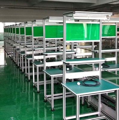 Linea di assemblaggio Profili di alluminio Tavola di lavoro Profili di alluminio di estrusione industriale utilizzati