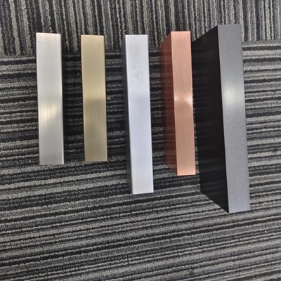 Profili di tubi quadrati di alluminio per la decorazione in forma quadrata