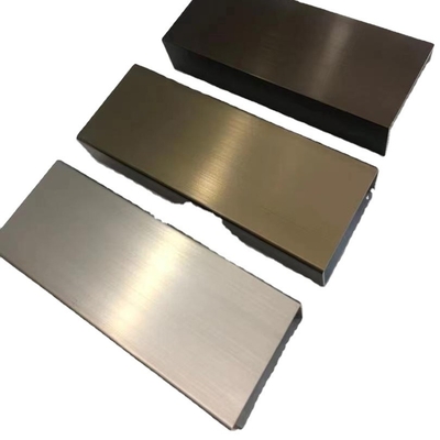 Profilo di alluminio anodizzato per estrussione di finestre in progettazione moderna e standard GB2537