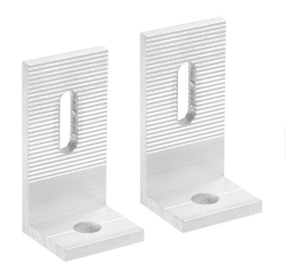 6005 L-Feet Solar Mounting Bracket con tolleranza di ±1% Shengxin Aluminum Alloy