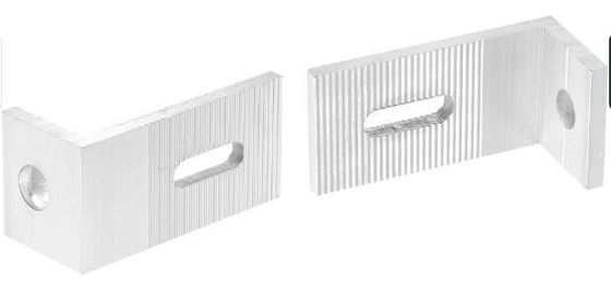6005 L-Feet Solar Mounting Bracket con tolleranza di ±1% Shengxin Aluminum Alloy