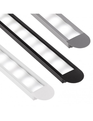 Profili LED di estrusione in alluminio per illuminazione decorativa Tolleranza argento ± 1% Shengxin