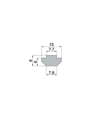 Profili in alluminio per anodizzazione d'argento T slot 4040 3030 2020 con tolleranza ± 1%