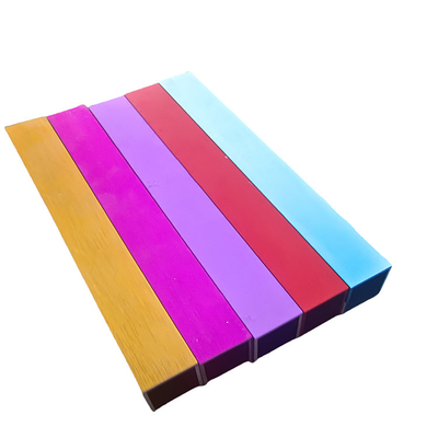 Estrusione a spazzola per anodizzazione a colori personalizzati per profili in alluminio testati al 100% QC