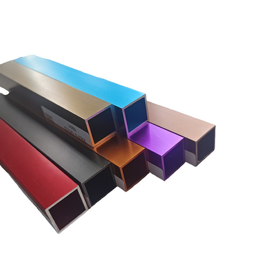 Estrusione a spazzola per anodizzazione a colori personalizzati per profili in alluminio testati al 100% QC