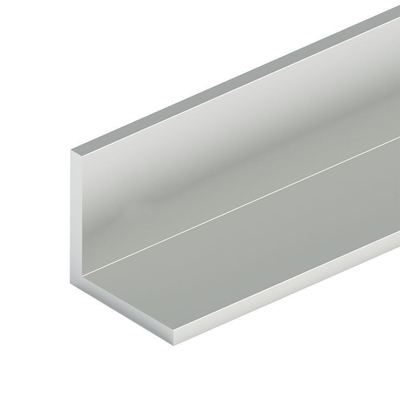 Profili di alluminio anodizzato d'argento personalizzati angolo alluminio con servizio di saldatura