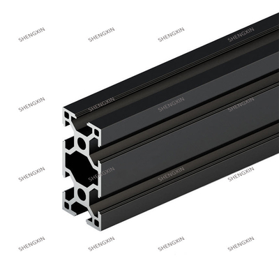 Dimensioni personalizzate Profili in alluminio anodizzati in T con profilo 6063-T5